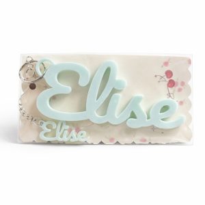 Naam sleutelhanger basic (Groot / middel maat) - Afbeelding 2
